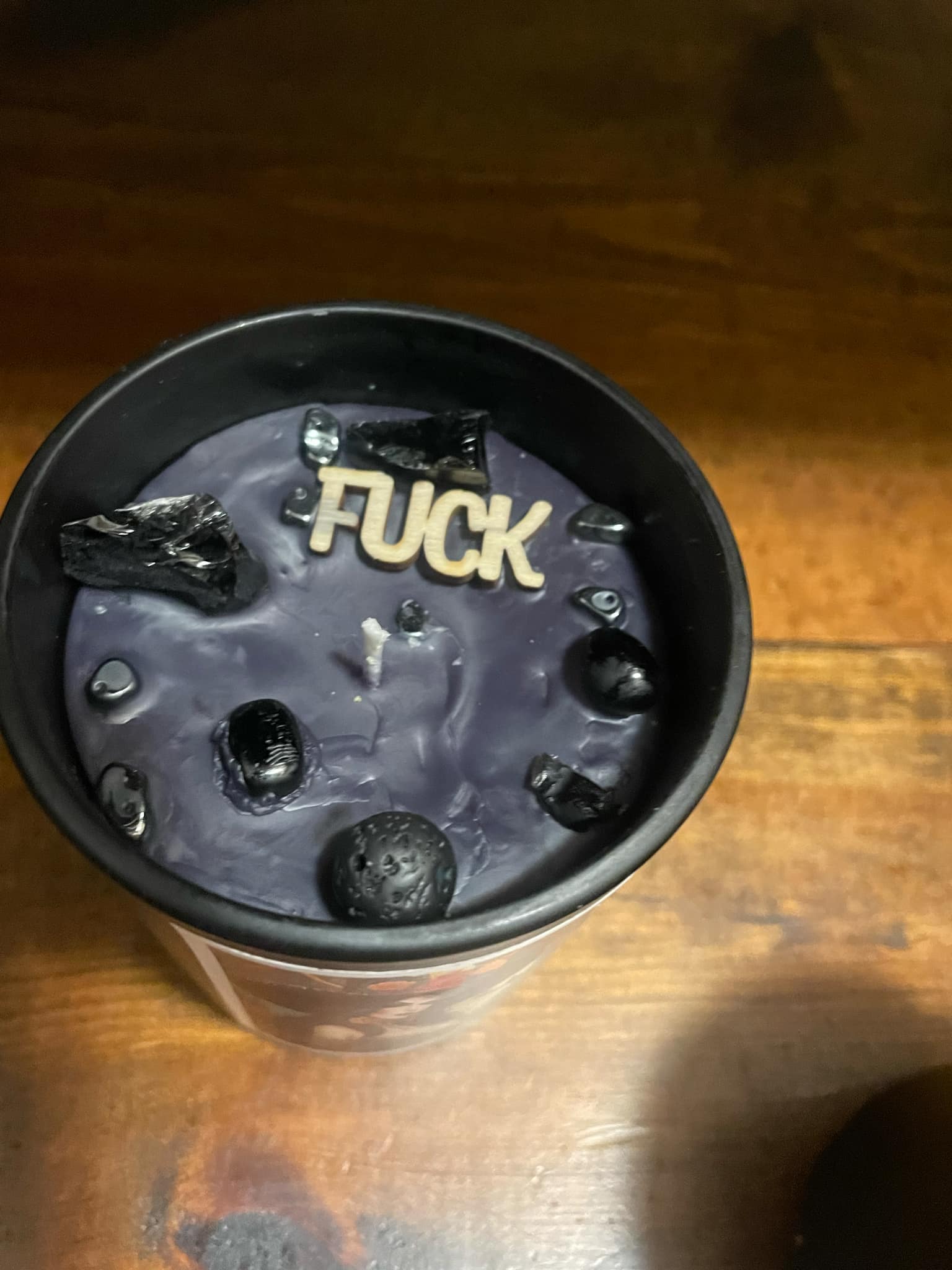"Fuck it All" Energy cleansing candle